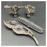 Vintage Glitz and Glam Necklaces, Earrings and Pins