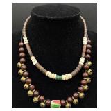 Beaded Boho Necklaces, Pendants and Earrings