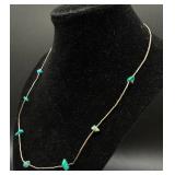 Turquoise and Coral Necklaces with Earrings