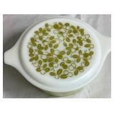 Vintage Pyrex Verde Green Ovenware 473, 474, & 475 with Lids