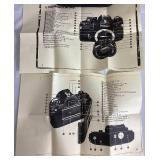 Nikon EM SLR 35mm Camera with 50mm Nikon Series E Lens and Flash