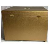 Vintage Bond St. Jewel Case Corp. Jewelry Chest with Key and Collection of Womens Vintage Gloves