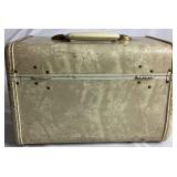 Two Samsonite Beauty Train Cases with Collection of Perfume Bottles