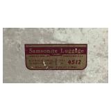 Two Samsonite Beauty Train Cases with Collection of Perfume Bottles