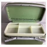 Two Samsonite Beauty Train Cases with Collection of Perfume Bottles