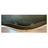 Antique Oak Serpentine Front 4 Drawer Dresser