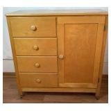 Mid 20th Century Childrens Chifforobe Cabinet