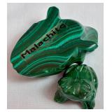 Glass and Stone Frog Grouping featuring Fenton Art Glass Frogs