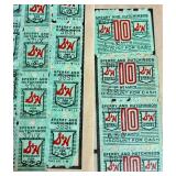 Colllection of S & H Green Stamps, Gold Bond Stamps and Top Value Stamps with Booklets