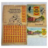 Colllection of S & H Green Stamps, Gold Bond Stamps and Top Value Stamps with Booklets