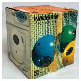 Vintage Yellow Panasonic PanaPet AM Transistor Radio R-70 with Original Box