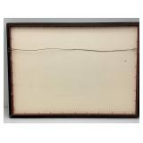 Framed Behind Glass Vintage Corvette Poster 25 3/4" x 35 1/2"