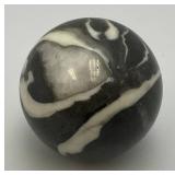 2" 5.7 Oz. Oyster Shell Fossil And Quartz Sphere/Large Marble