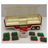 Vintage Collectible Buddy L Coco Cola Trailer With Coke Cases And RARE Hard To Find Coca-Cola Pop Machine (Trailer Only)