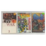 Misc. Comics Including "BLOODSHOT " And More (Bagged And Carded)