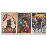 Misc. Comics Including "HAWKMAN" And More (Bagged And Carded)
