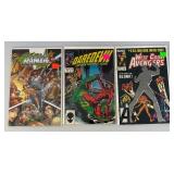 Misc. Comics Including "DAREDEVIL" And More (Bagged And Carded)