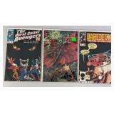 Misc. Comics Including "DAREDEVIL" And More (Bagged And Carded)