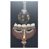 RARE Very Cool Antique Original African Blow Gun (Tested Working) In Acrylic Display Case