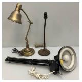 Vintage Misc. Metal Lamps
