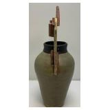 Michael Macone Pottery Artisan Vase, Pottery Shed, Iowa 20"