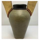 Michael Macone Pottery Artisan Vase, Pottery Shed, Iowa 20"