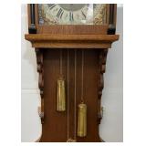 EST. $1,600.00 - $2900.00 Freisland Dutch Wall Clock (From The Dutch Province Of Friesland) Staartklok (Tail Clock) With Calendar Decorative With Heavy Brass