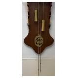 EST. $1,600.00 - $2900.00 Freisland Dutch Wall Clock (From The Dutch Province Of Friesland) Staartklok (Tail Clock) With Calendar Decorative With Heavy Brass