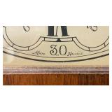 EST. $1,600.00 - $2900.00 Freisland Dutch Wall Clock (From The Dutch Province Of Friesland) Staartklok (Tail Clock) With Calendar Decorative With Heavy Brass