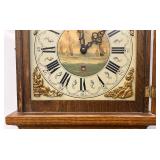 EST. $1,600.00 - $2900.00 Freisland Dutch Wall Clock (From The Dutch Province Of Friesland) Staartklok (Tail Clock) With Calendar Decorative With Heavy Brass