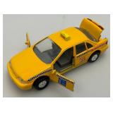 New Old Stock Case Of Metro-Cab Die Metal And Plastic Cast Taxis With Pull Back And Go Action