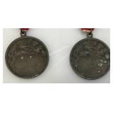 Group Of Vintage 1950 Bronze Metals Some With Ribbons