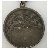 Group Of Vintage 1950 Bronze Metals Some With Ribbons