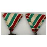 Group Of Vintage 1950 Bronze Metals Some With Ribbons