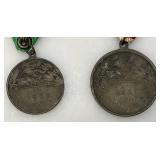 Group Of Vintage 1950 Bronze Metals Some With Ribbons