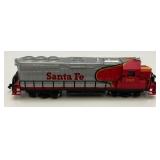 Group Of N Scale Engines Including SANTA FE With Train Cars And More