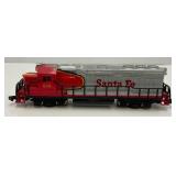 Group Of N Scale Engines Including SANTA FE With Train Cars And More