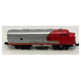 Group Of N Scale Engines Including SANTA FE With Train Cars And More