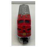 Group Of N Scale Engines Including SANTA FE With Train Cars And More