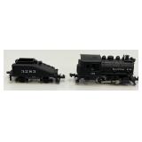 Group Of N Scale Engines Including SANTA FE With Train Cars And More
