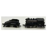 Group Of N Scale Engines Including SANTA FE With Train Cars And More
