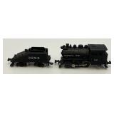 Group Of N Scale Engines Including AMTRAK With Pennsylvania Train Cars And More