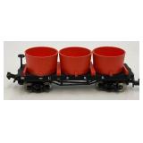 Group Of N Scale Engines Including Burlington With Pennsylvania Train Cars And More