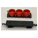 Group Of N Scale Engines Including Burlington With Pennsylvania Train Cars And More