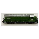 Group Of N Scale Engines Including Burlington Northern With Pennsylvania & Misc. Train Cars And More