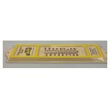 Vintage Metal Yellow Cab Metal Thermometer