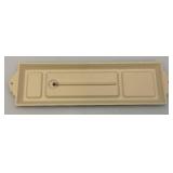 Vintage Metal Yellow Cab Metal Thermometer