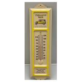 Vintage Metal Yellow Cab Metal Thermometer