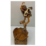 Signed Sarena Mann "From The Dessert" Sculpture 17"