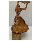 Signed Sarena Mann "From The Dessert" Sculpture 17"